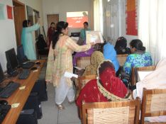 Distribution of Helping Material